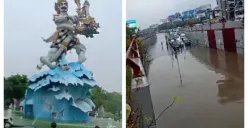 Dewa Ruci, Kecamatan Kuta, Kabupaten Badung, Bali terendam banjir. (Sumber: X/@NamedReceh)