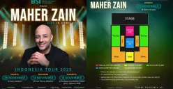 BSI hadirkan Maher Zain Live in Concert November 2025. Catat tanggalnya! Tiket pre-sale untuk nasabah BSI dimulai 9 Sept. Buruan dapatkan! (Sumber: Instagram/@maherzainofficial)