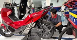 MAKA Motors menggandeng bengkel Motoriz untuk menyediakan servis gratis, klaim garansi, dan fasilitas charger untuk motor listrik MAKA Cavalry. (Sumber: MAKA Motors)
