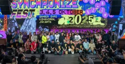 Synchronize Festival 2025, 2-5 Oktober di JIEXPO Kemayoran. Saksikan 144 musisi dari berbagai generasi dan genre dalam satu panggung. (Sumber: Instagram/@synchronizefest)