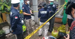 Ledakan hebat yang mengguncang permukiman di RT 03 RW 01, Kelurahan Pondok Cabe Ilir, Pamulang, Kota Tangerang Selatan, Jumat, 12 September 2025. (Sumber: Dok. Polda Metro Jaya)
