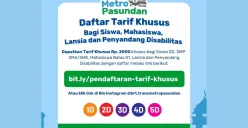 Cara Daftar Tarif Khusus Trans Metro Pasundan untuk Siswa, Mahasiswa, Lansia, dan Penyandang Disabilitas (Sumber: Instagram/brt.metrojabartrans)
