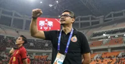 Bambang Pamungkas resmi diperkenalkan sebagai Direktur Olahraga Persija Jakarta dalam acara Ngopi Bareng Persija di Jakarta, Kamis (11/9/2025). (Sumber: Dok/Persija)