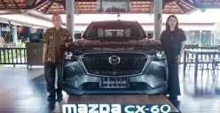 Mobil Mazda CX-60 Sport resmi hadir di Medan dengan desain sporty, fitur lengkap, dan harga Rp709,8 juta. (Sumber: Dok. Mazda Indonesia)