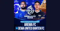 Link Live Streaming Arema FC vs Dewa United BRI Super League Hari Ini 13 September 2025 di Indosiar (Sumber: Instagram/sports.indosiar/Edited Muhammad Ibrahim)