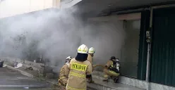 Kebakaran ruko bahan kimia di Gading Kirana, Kelapa Gading Utara, Kelapa Gading, Jakarta Barat, Minggu, 14 September 2025. (Sumber: Dok Damkar)