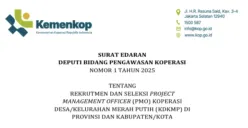 Info Pengumuman Rekrutmen PMO KDKMP 2025 (Sumber: Dok/kop.go.id)