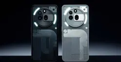 Desain transparan Nothing Phone 3a Pro dengan Glyph Interface yang ikonik. (Sumber: Pinterest)