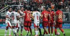 Potret pemain Persija dan Bali United di BRI Super League 2025/2026. (Sumber: Poskota/Bilal Nugraha Ginanjar)