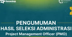 Ilustrasi jadwal terbaru pengumuman seleksi PMO Kemenkop. (Sumber: Instagram/@kemenkop)
