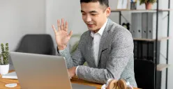 Iljustrasi. Persiapan tes online dan wawancara Program Project Management Officer (PMO) Koperasi Desa/Kelurahan Merah Putih (KDKMP) 2025. (Sumber: Freepik)