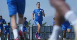 Potret bek Persib Bandung, Federico Barba saat berlatih. (Sumber: Persib)