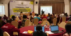 Dirjen Bimas Buddha menyelenggarakan Townhall Talk Dialog Publik Rencana Strategis (Renstra) 2025-2029 secara hybrid. (Sumber: Dok. Istimewa)