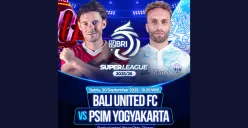 LINK LIVE STREAMING Bali United vs PSIM Yogyakarta Hari Ini 20 September 2025 Kick Off Pukul 19.00 WIB di Indosiar (Sumber: Instagram/sports.indosiar/Edited Muhammad Ibrahim)