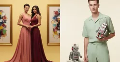 Ilustrasi foto buatan Gemini AI dengan nuansa elegan dan retro minimalis. (Sumber: Poskota/Gemini AI)