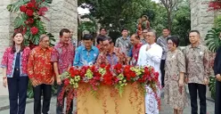 Gubernur Jakarta, Pramono Anung meresmikan Taman Doa Kasih Mulia Sejati di Rawa Buaya, Cengkareng, Jakarta Barat, Sabtu, 20 September 2025. (Sumber: POSKOTA | Foto: Pandi Ramedhan)