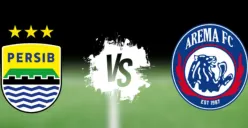 Arema FC vs Persib Bandung (Sumber: X/@bayernfca2z)