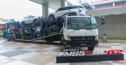 PT Krama Yudha Tiga Berlian Motors (KTB) meluncurkan Mitsubishi Fuso Fighter X FM65F, Tractor Head 4x2 terbaru untuk kebutuhan logistik. (Sumber: Dok. KTB)