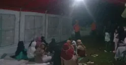 BPBD Kabupaten Bogor meninjau pengungsian warga di tengah, Sabtu, 21 September 2025. (Sumber: Dok. BPBD Kabupaten Bogor)