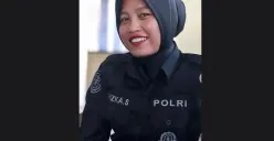 Briptu Rizka Sintiyani, polisi wanita (polwan) yang bertugas di Polres Lombok Barat (Lobar), kini resmi menjadi tersangka kasus pembunuhan suaminya, Brigadir Esco Faska Relly, anggota Intel Polsek Sekotong. (Sumber: X/@Meta80ki)