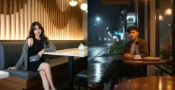 Ide prompt gemini AI edit foto di cafe. (Sumber: TikTok)