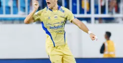 Potret Federico Barba yang mencetak gol penyelamat bagi Persib Bandung. (Sumber: Persib)