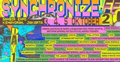 Ilustrasi daftar line up Synchronize Fest 2025 (Sumber: Synchronize)