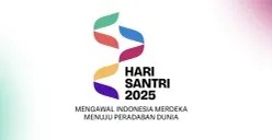 Logo Hari Santri Nasional 2025. (Sumber: Kemenag RI)