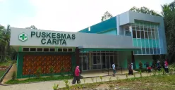 Kantor Puskesmas Carita di Desa Tembong, Kecamatan Carita, Kabupaten Pandeglang. (Sumber: Istimewa)