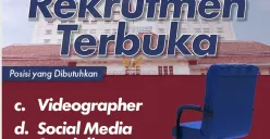 Lowongan kerja Kemenko PM RI untuk posisi Videografer dan Social Media Specialist. (Sumber: Instagram/@kemenkopmri)