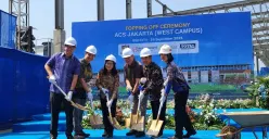 Acara Topping Off ACS Jakarta West Campus di BSD City, Tangerang, Jumat, 26 September 2025. (Sumber: Dok. Sinar Mas)