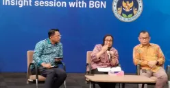 Jumpa pers penutupan SPPG atau dapur MBG di Gedung BGN, Jakarta Pusat, Jumat, 26 September 2025. (Sumber: Poskota/Heri Effendi)