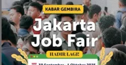 Jakarta Job Fair September-Oktober 2025 (Sumber: Instagram @dkijakarta)