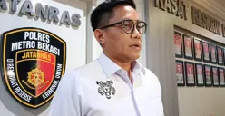 Kasat Reskrim Polres Metro Bekasi, AKBP Bhuwana Putra memastikan pihaknya telah melakukan terhadap Musturo Rohili, 52 tahun, tersangka pencabulan anak angkat dan keponakannya sendiri. (Sumber: Poskota/Nurpini Aulia Rapika)