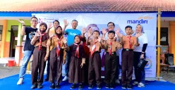 Mandiri Peduli Sekolah menghadirkan lingkungan belajar yang layak, aman, dan inspiratif bagi para pelajar di Tanah Air. (Sumber: Corsec Bank Mandiri)