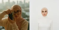 Ilustrasi edit foto hijab elegan dengan Gemini AI. (Sumber: Poskota/Gemini AI)