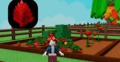 Crimson Thorn di Roblox Grow a Garden. (Sumber: Istimewa)