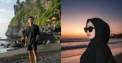 Prompt Gemini AI edit foto sunset di pantai. (Sumber: TikTok)