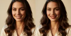 Ilustrasi edit foto lipstik menggunakan Gemini AI. (Sumber: Poskota/Gemini AI)