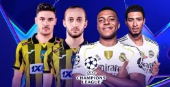 Tonton live streaming Kairat vs Real Madrid di Liga Champions 2025/2026 (Sumber: Vidio.com)