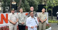 Gubernur Jakarta, Pramono Anung saat peresmian Taman Bugar di Kebon Jeruk, Jakarta Barat, Selasa, 30 September 2025. (Sumber: POSKOTA | Foto: Pandi Ramedhan)