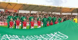 Federasi Sepak Bola Arab Saudi (SAFF) resmi merilis daftar pemain unggulannya yang akan tampil di babak keempat Kualifikasi Piala Dunia 2026 zona Asia. (Sumber: Instagram/@saudint)