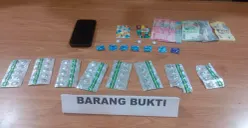 Barang bukti yang berhasil disita pihak Polsek Pamulang. (Sumber: Istimewa)