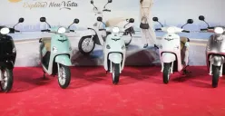 Yadea OSTA diklaim memiliki jarak lebih dari 150 km dalam sekali pengisian penuh. (Sumber: Yadea)