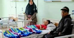 Salah satu siswa saat menjalani perawatan di RSKD Duren Sawit usai keracunan MBG. (Sumber: Dok. Pemprov Jakarta)