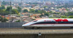 Kereta Cepat Indonesia China (KCIC) membenarkan kejadian kereta cepat Whoosh berhenti mendadak di wilayah Kopo, Bandung, Jumat, 3 April 2026 sekitar pukul 16.45 WIB. (Sumber: Dok. KCIC)