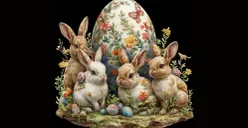 Ilustrasi. telur paskah adalah simbol kebangkitan yesus. (Sumber: Pinterest/tjnextgen99)