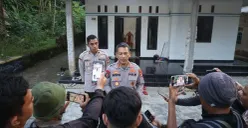 Kabidhumas Polda Banten Kombes Pol Maruli Ahiles Hutapea saat memberikan keterangan pers terkait kasus dugaan pencabulan yang dilakukan guru silat. (Sumber: Dok. Bindhumas Polda Banten)