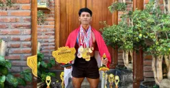 Potret atlet powerlifting Wahyu Surya di akun instagram pribadinya. (Sumber: Instagram/@__wahyusurya)