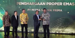 PT Mitra Stania Prima raih Proper Emas dan Green Leadership dari Kementerian Lingkungan Hidup (KLH). (Sumber: Istimewa)